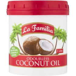 La Familia Coconut Oil (Odourless) - 1 Litre