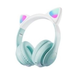 Aerbes AB-D517 Cuffie Stereo Bluetooth Cat Ear Headphone With RGB