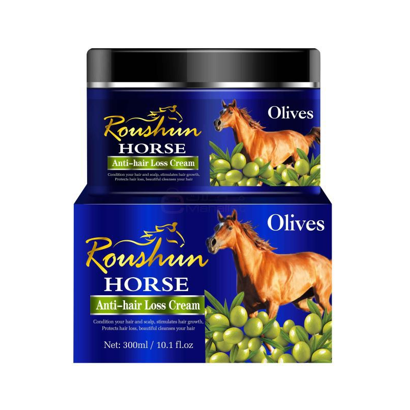 Roushun Horse Anti-Hair Loss Treatment - Olive