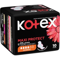 Kotex® Maxi Protect Pads - Normal Plus Wings - 10's